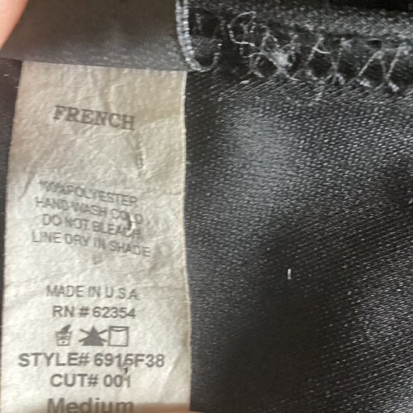 Robbie Bee Silk Sheer Shrug Sz 6 & French Curve Sz M Midi Dress Black #42N - Picture 13 of 13